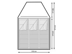 Eurotrail Koepeltent Campsite Rocky 3 Polyester -Winkel Voor Buitenkampeerartikelen 17 2 eurotrail koepeltent campsite rocky 3 polyester ette0806 0904