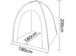 Bo Camp Opbergtent Medium -Winkel Voor Buitenkampeerartikelen 25 2 bo camp opbergtent medium
