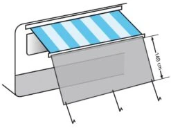 Eurotrail Sunblocker 400 X 140 Cm -Winkel Voor Buitenkampeerartikelen 25 3 eurotrail sunblocker 400 x 140 cm etct0025