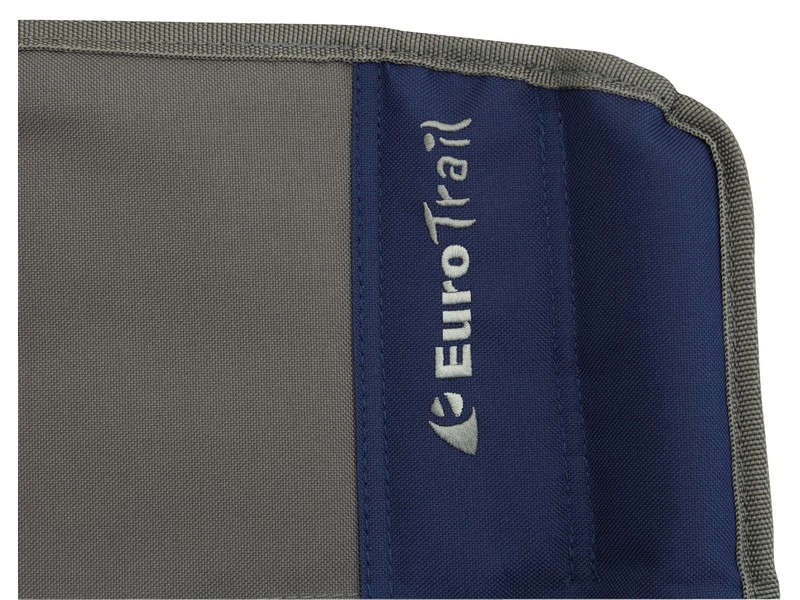 Eurotrail Vouwstoel Bolzano Grijs-Marine 3 Eurotrail Vouwstoel Bolzano Grijs-Marine - Afbeelding 3