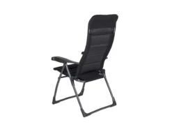 Crespo Kampeer Standen Stoel Ap-215 Air-deluxe Zwart Kleur 80 -Winkel Voor Buitenkampeerartikelen 3 4 crespo kampeer standen stoel ap 215 air deluxe zwart kleur 80 1148026
