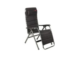 Crespo Kampeer Relaxstoel Ap-232 Air-deluxe Zwart Kleur 80
