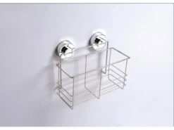 Kampa Chroome Zuignap Opbergmandje -Winkel Voor Buitenkampeerartikelen 39 2 kampa chroome zuignap opbergmandje