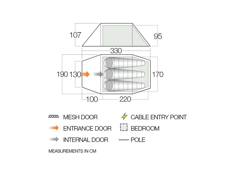 Vango Experience Tent Scafell 300 2 Vango Experience Tent Scafell 300 - Afbeelding 2