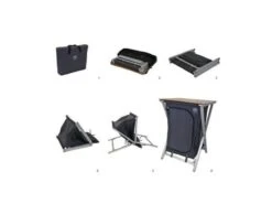 Defa Easy Folding Bamboe Kampeerkast Kookkast 75 -Winkel Voor Buitenkampeerartikelen 5 2 defa easy folding bamboe kampeerkast kookkast 75 instructie 614070381