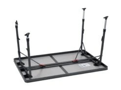 Crespo Kampeer Tafel AP-272 Zwart Kleur 89 -Winkel Voor Buitenkampeerartikelen 52 3 crespo tafel ap 272 kleur 80 zwart water en hittebestendig