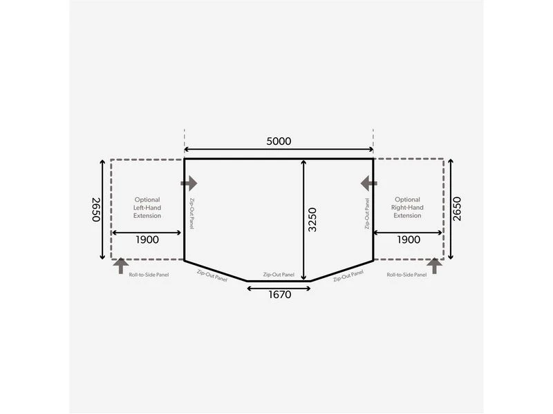 Kampa Dometic Opblaasbare Voortent Ace Air Pro 500 S 2 Kampa Dometic Opblaasbare Voortent Ace Air Pro 500 S - Afbeelding 2