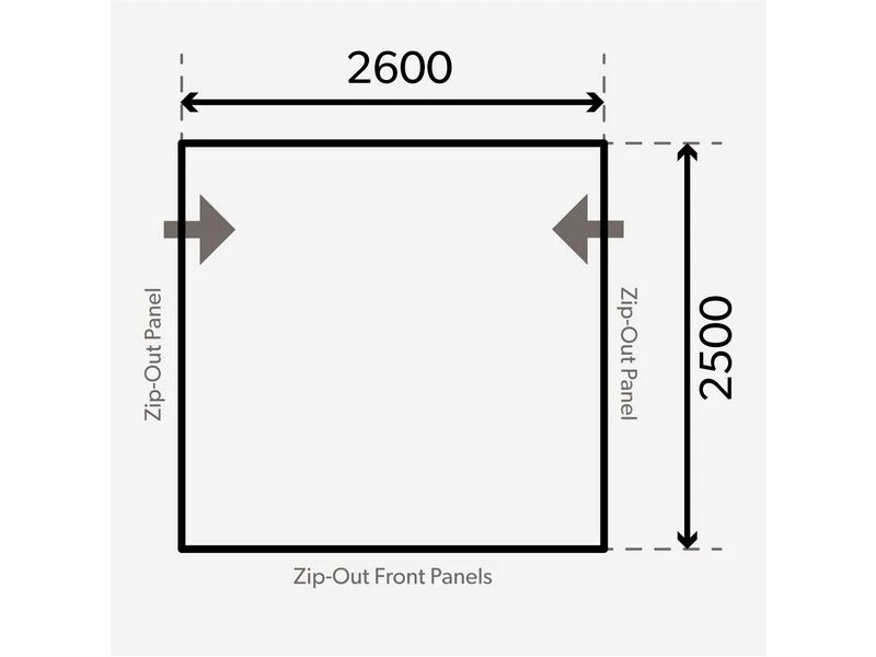 Kampa Dometic Opblaasbare Voortent Rally Air Pro 260 M 2 Kampa Dometic Opblaasbare Voortent Rally Air Pro 260 M - Afbeelding 2