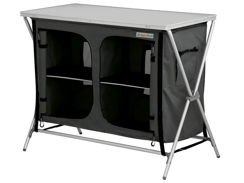 Eurotrail Opb.Kast Bonaire Klapkast Grijs 1 Eurotrail Opb.Kast Bonaire Klapkast Grijs