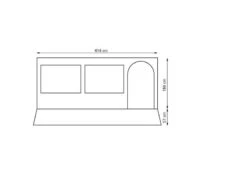 Eurotrail Canopy Room Bergen 440 7 Eurotrail Canopy Room Bergen 440 -Winkel Voor Buitenkampeerartikelen eurotrail bergen canopy room caravanstore 440 etct0163 3