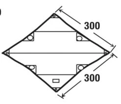 High Peak Tarp 1 -Winkel Voor Buitenkampeerartikelen high peak tarp 1 afmeting 10030 2