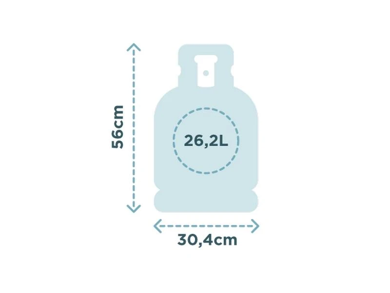 Primagaz 10,5 Kilogram Stalen Gasfles 2 Primagaz 10,5 Kilogram Stalen Gasfles - Afbeelding 2