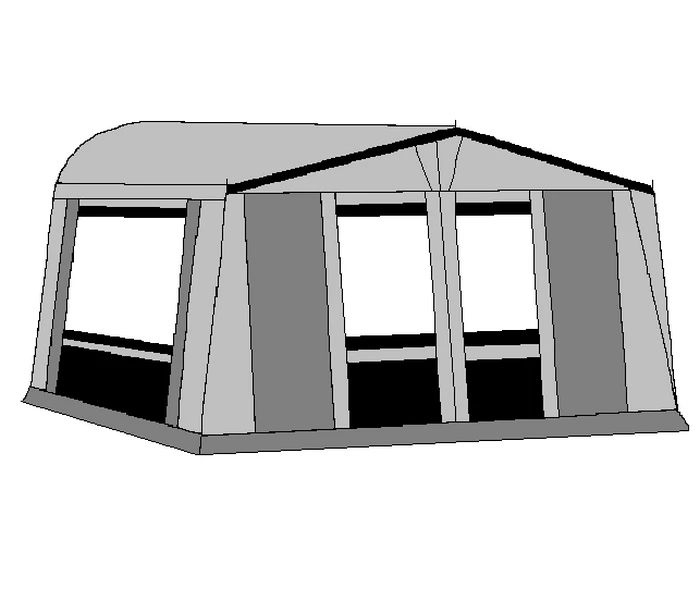 Te Velde Voortent De Vaart Lux 240 Cm Antraciet 1 Te Velde Voortent De Vaart Lux 240 Cm Antraciet